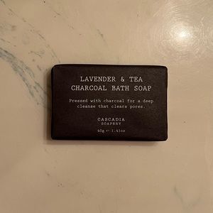 New charcoal bath soap